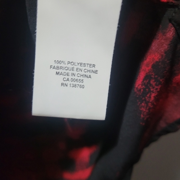 Willow & Thread Black and Red Sleeveless Top M - Picture 6 of 6